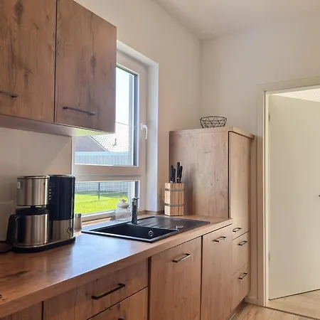 Moderne Mit Sauna & Terrasse Daire Burhave
